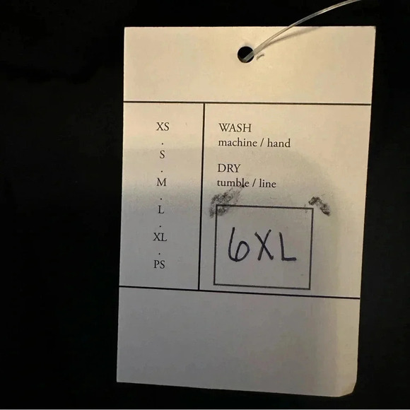 NWT Altar Houseline black blouse size 6X - Picture 6 of 7